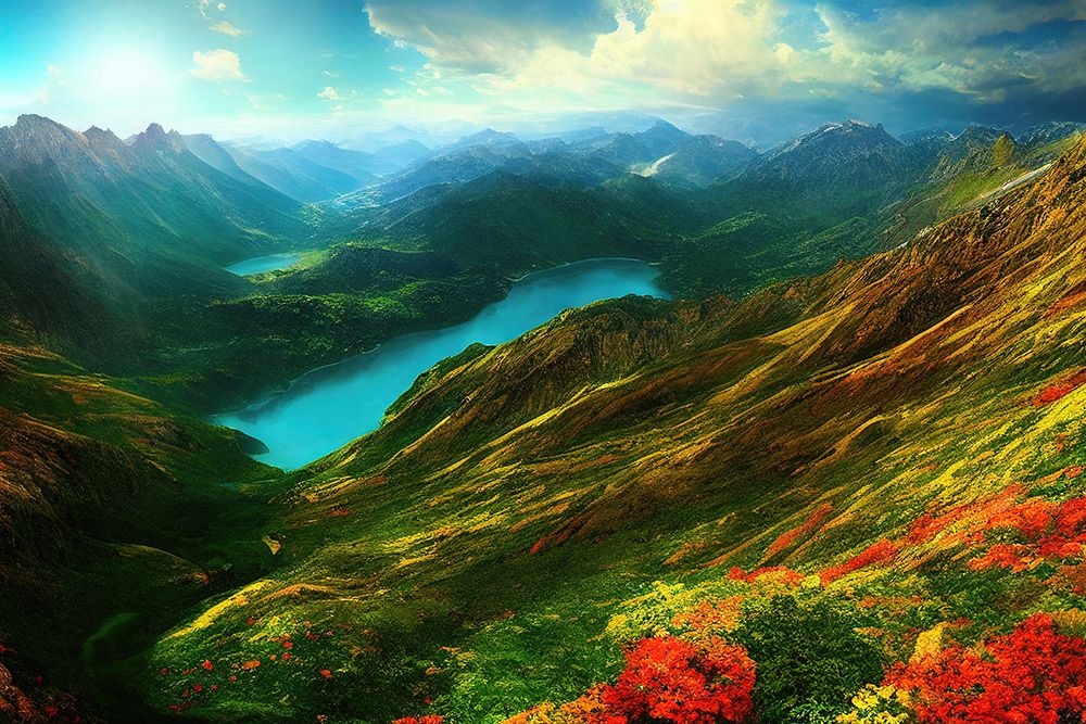 Lake Views art print by Alpenglow Workshop for $57.95 CAD
