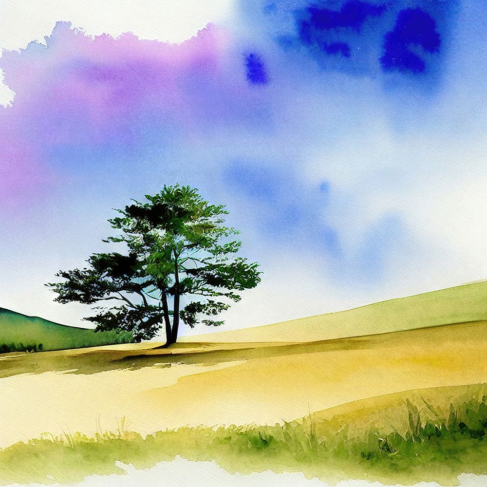 One Tree Hill art print by Alpenglow Workshop for $57.95 CAD