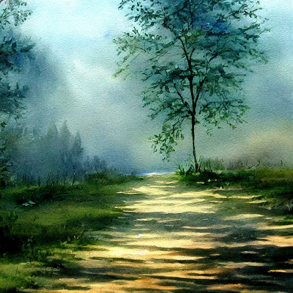 Path Into the Mists art print by Alpenglow Workshop for $57.95 CAD