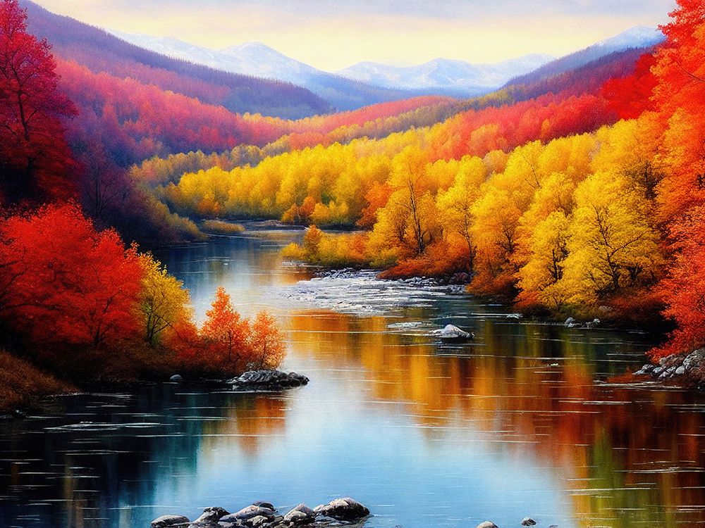 Peak of Color in the Valley 1 art print by Alpenglow Workshop for $57.95 CAD