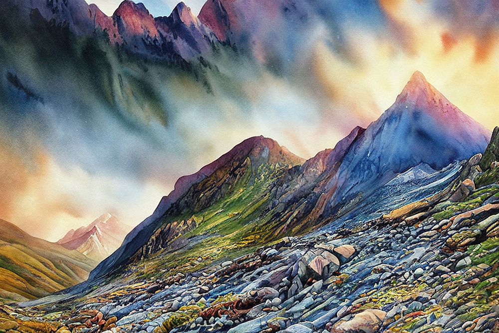 Talus Slopes art print by Alpenglow Workshop for $57.95 CAD