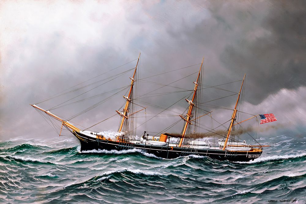 U.S.S. Galena art print by Antonio Jacobsen for $57.95 CAD