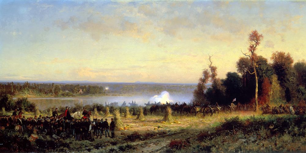 Cannonading on the Potomac 1869 art print by Alfred W Thompson for $57.95 CAD
