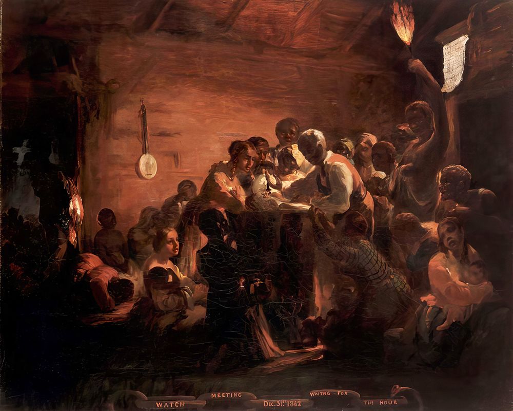 Waiting for the Hour 1863 art print by William Tolman Carlton for $57.95 CAD