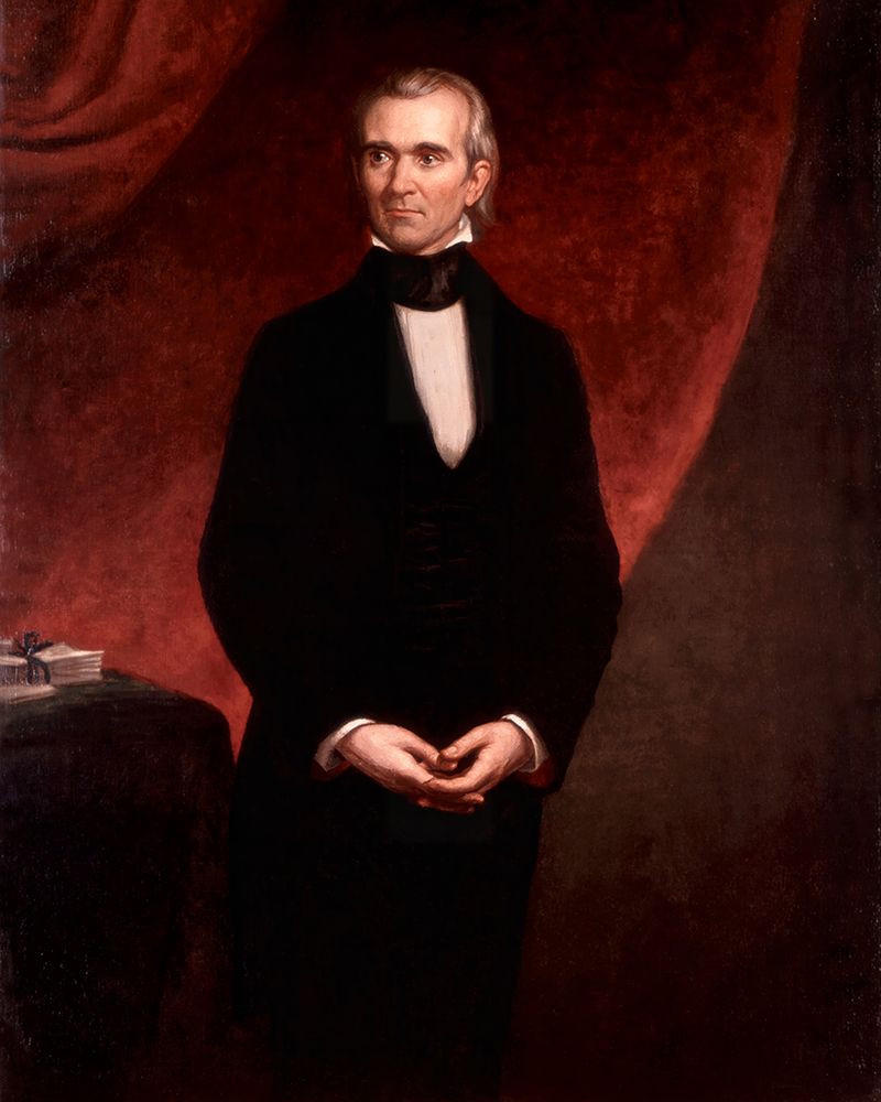 James Knox Polk art print by George Peter Alexander Healy for $57.95 CAD