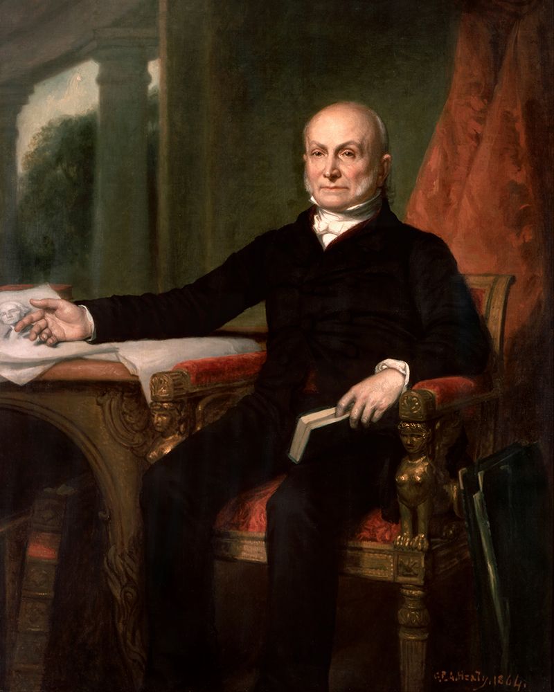 John Quincy Adams art print by George Peter Alexander Healy for $57.95 CAD