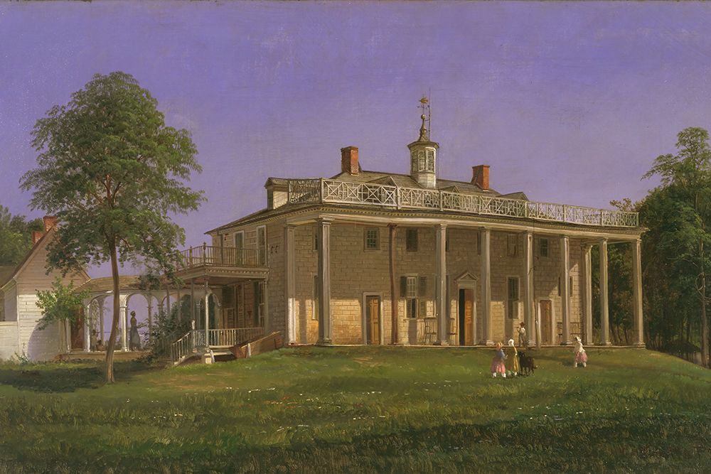 View of Mount Vernon art print by Joachim Ferdinand Richardt for $57.95 CAD