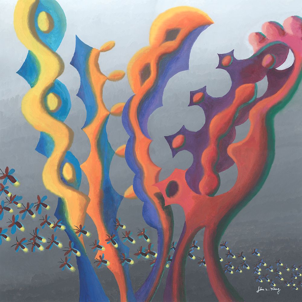 Ode to the Flowers IV art print by John Z. Wang for $57.95 CAD