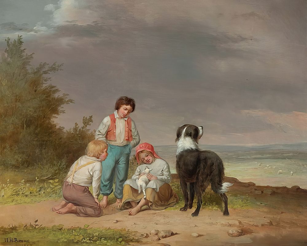Neglecting Business art print by William Holbrook Beard for $57.95 CAD