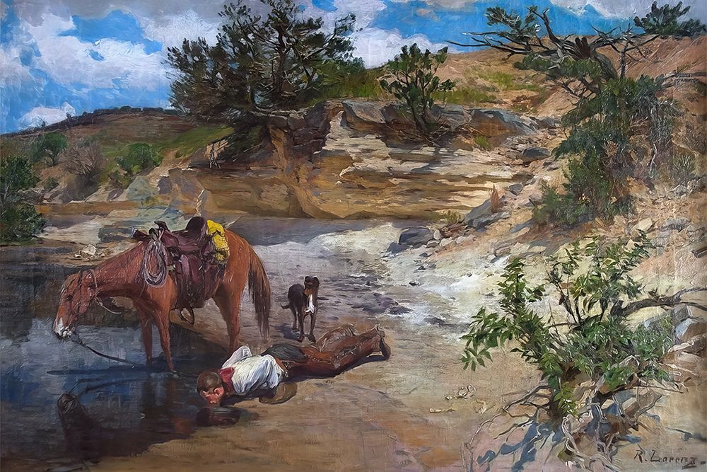 After a Hot Ride art print by Richard Lorenz for $57.95 CAD