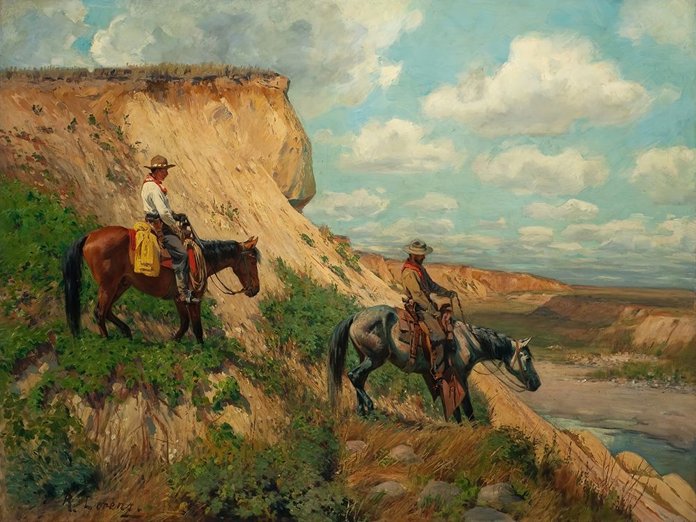 Cow Punchers art print by Richard Lorenz for $57.95 CAD
