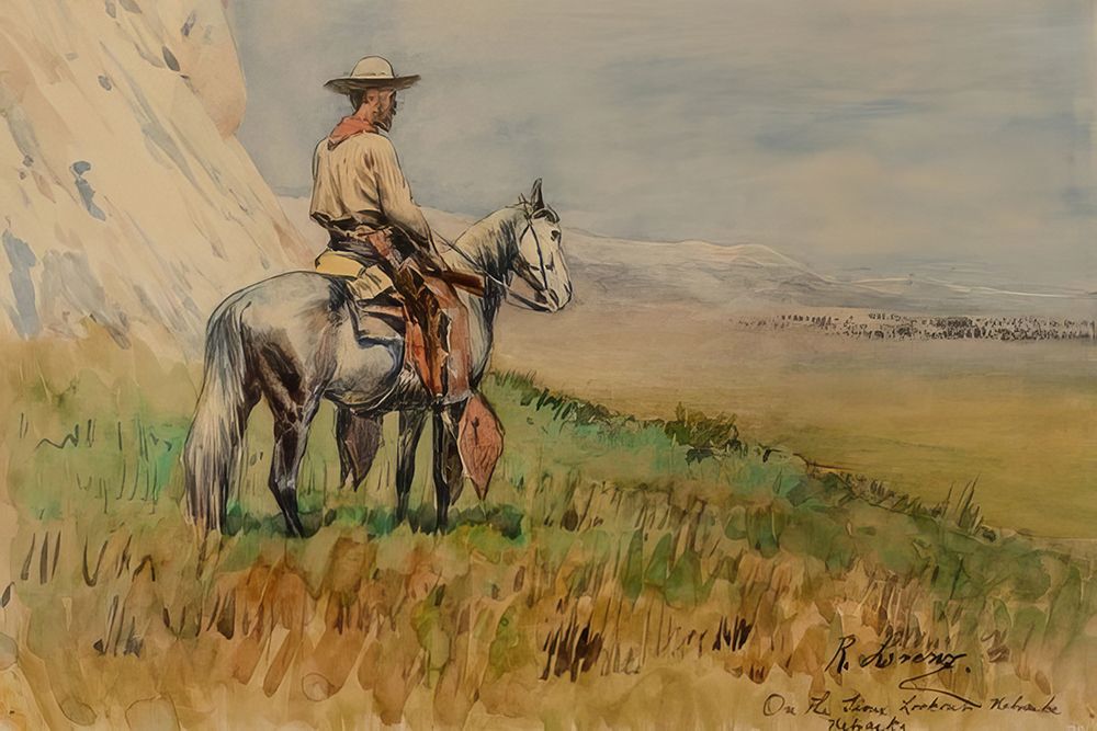 On the Sioux Lookout Nebraska art print by Richard Lorenz for $57.95 CAD