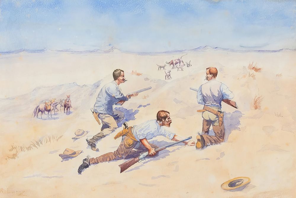 Protecting the Herd art print by Richard Lorenz for $57.95 CAD