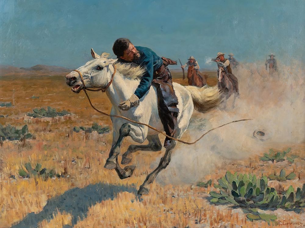 The Chase art print by Richard Lorenz for $57.95 CAD