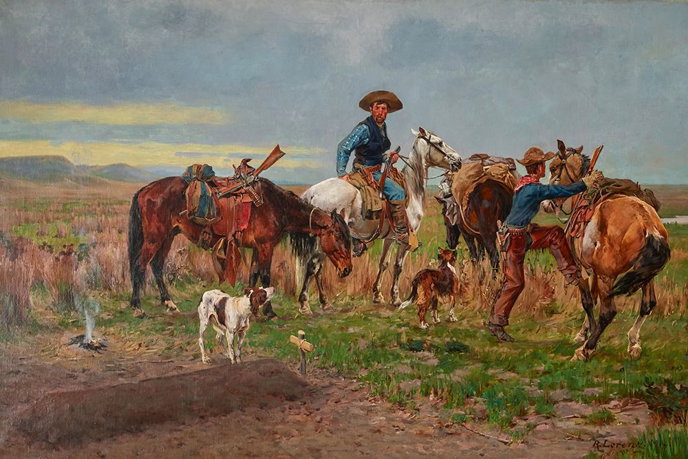 The Last Farewell 1894 art print by Richard Lorenz for $57.95 CAD