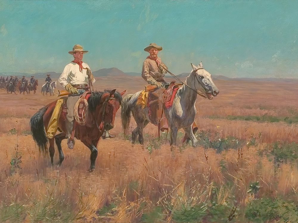 Two Scouts art print by Richard Lorenz for $57.95 CAD