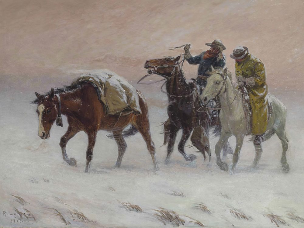 Western Scene, 1907 art print by Richard Lorenz for $57.95 CAD