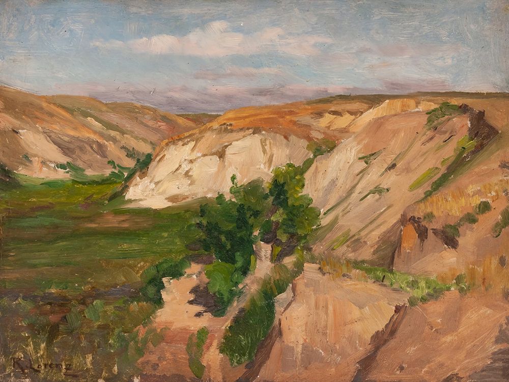 Wyoming Landscape art print by Richard Lorenz for $57.95 CAD