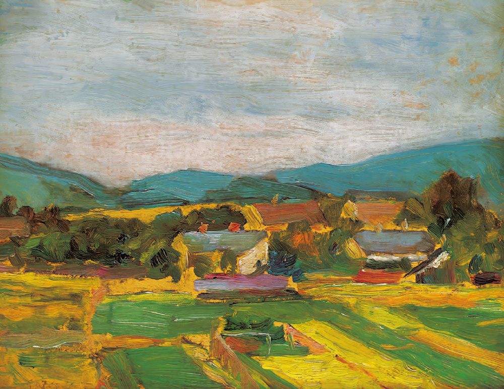 Landscape in lower Austria 1907 art print by Egon Schiele for $57.95 CAD