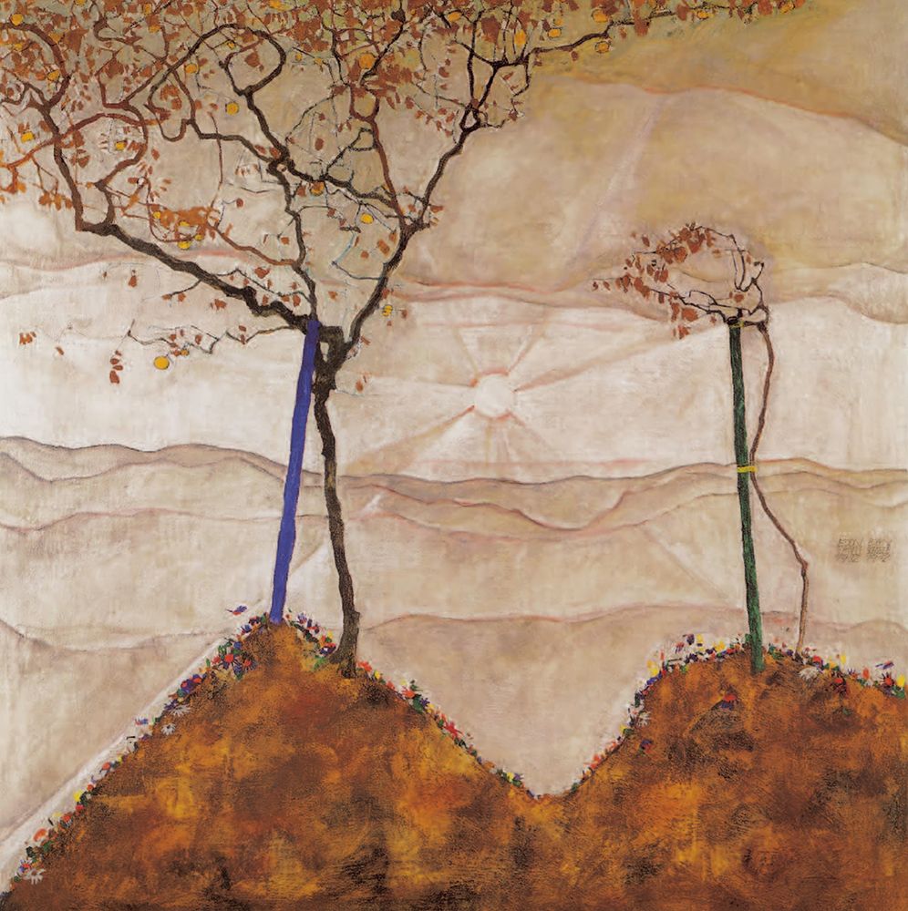 Autumn Sunrise 1912 art print by Egon Schiele for $57.95 CAD
