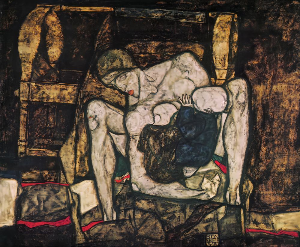 Blind Mother 1914 art print by Egon Schiele for $57.95 CAD