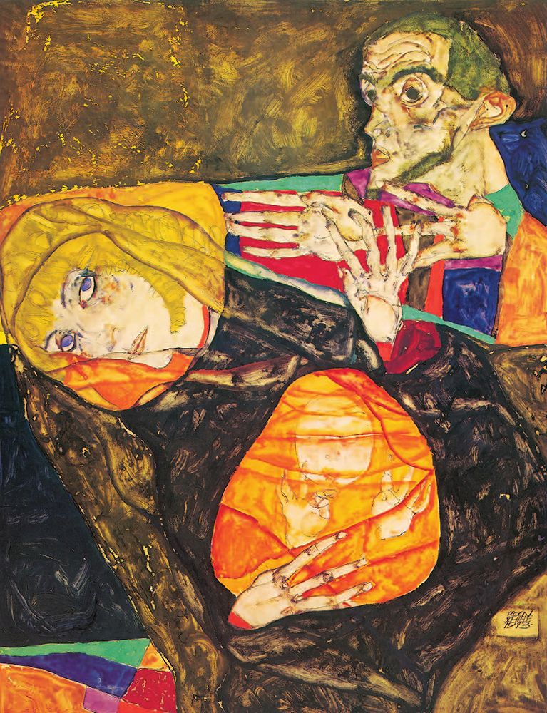 Holy Family 1913 art print by Egon Schiele for $57.95 CAD