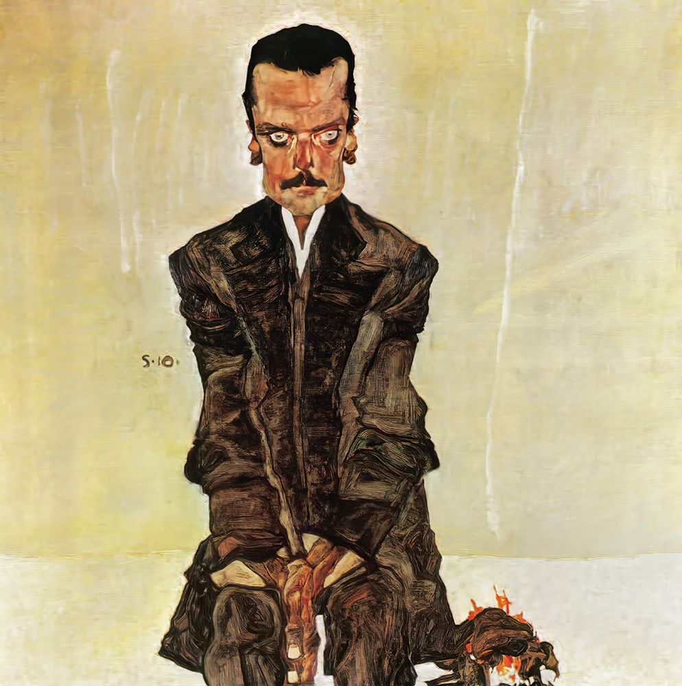 Portrait of Publisher Edouard Kosmack 1910 art print by Egon Schiele for $57.95 CAD