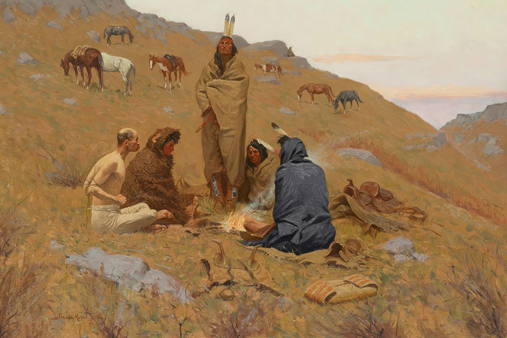 Captured art print by Frederic Remington for $57.95 CAD