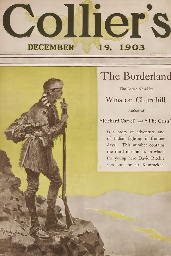 Cover of Colliers December 19, 1903 art print by Frederic Remington for $57.95 CAD