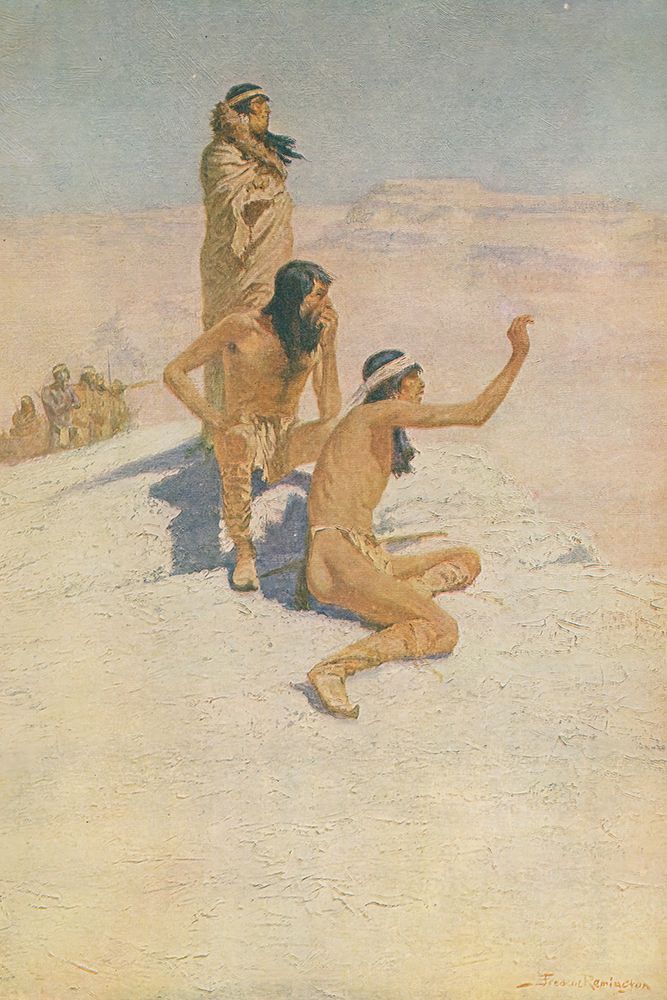 The Great Explorers, Cabeca de Vaca in the Desert art print by Frederic Remington for $57.95 CAD