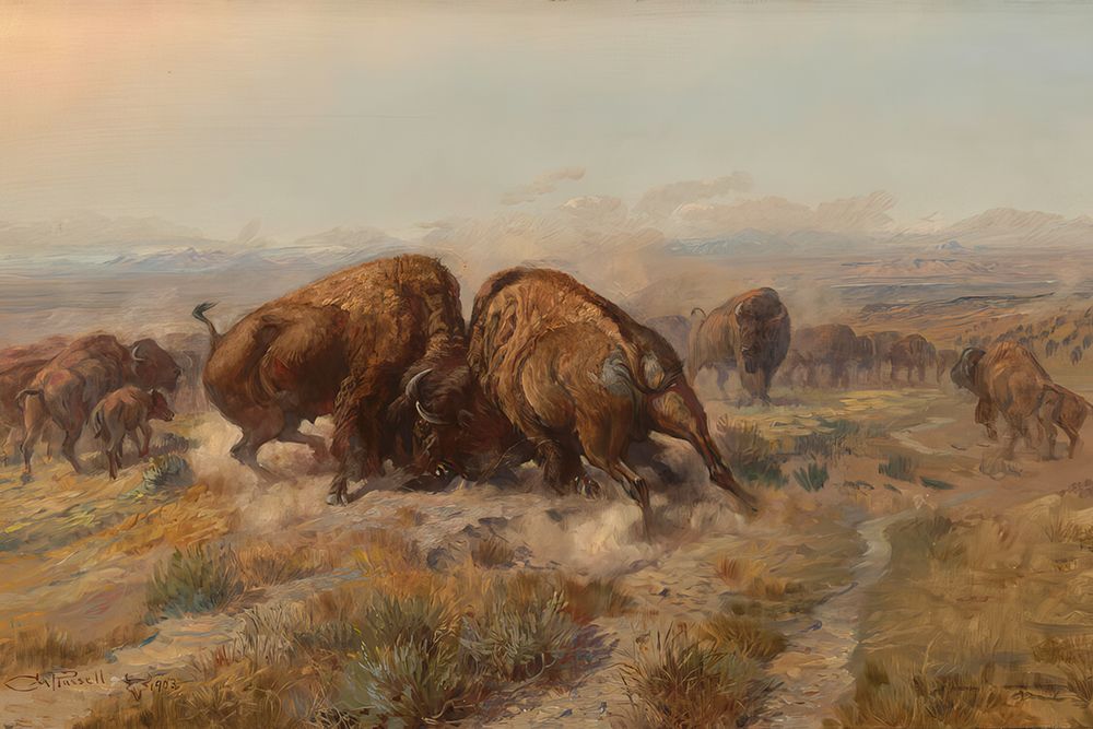 Before the White Man Came art print by Charles Marion Russell for $57.95 CAD