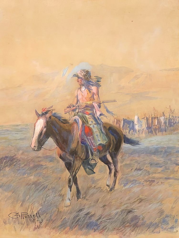 Cavalry Mounts for the Braves art print by Charles Marion Russell for $57.95 CAD