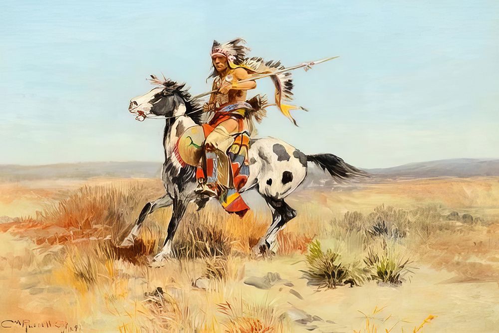 Dakota Chief 1897 art print by Charles Marion Russell for $57.95 CAD
