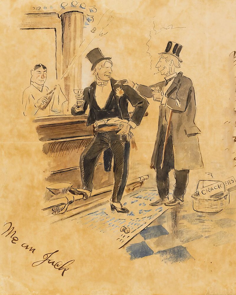 Friend Sid Letter Illustration 1907 art print by Charles Marion Russell for $57.95 CAD