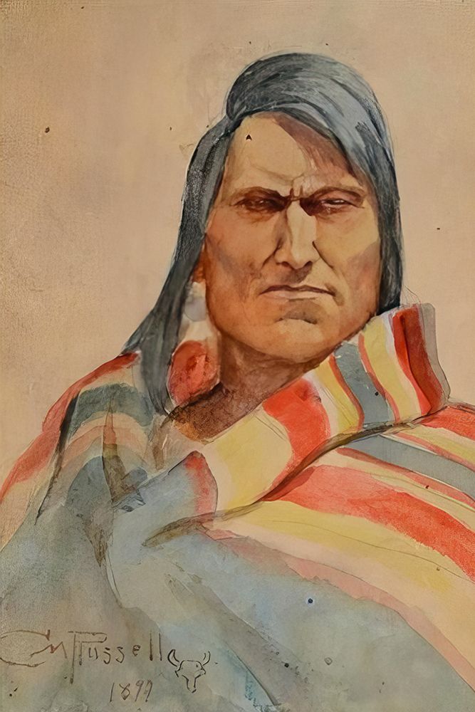 Indian Brave 1899 art print by Charles Marion Russell for $57.95 CAD