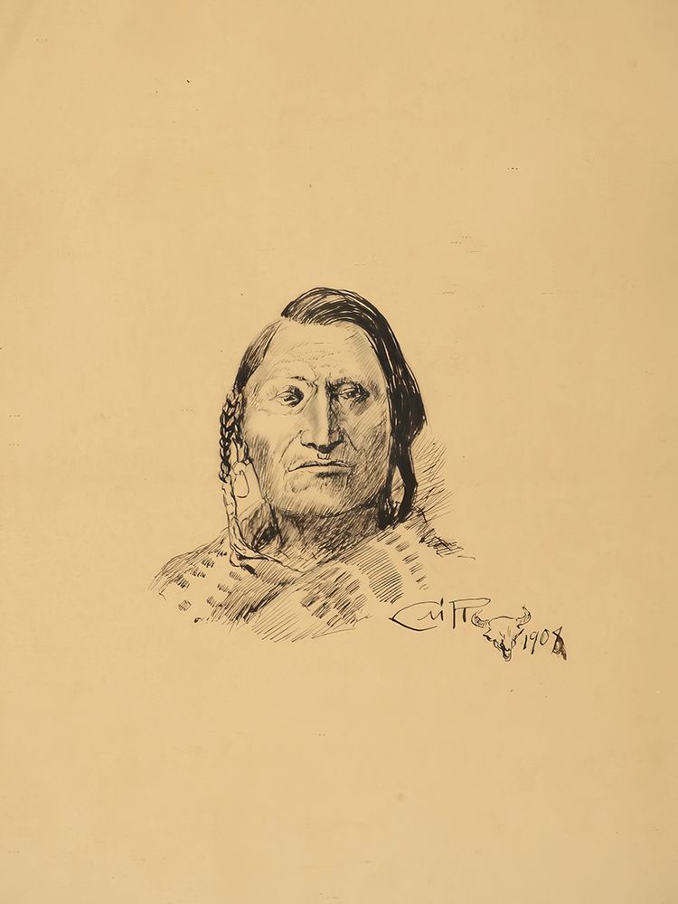 Indian 1908 art print by Charles Marion Russell for $57.95 CAD