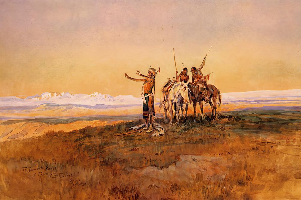 Invocation to the Sun 1922 art print by Charles Marion Russell for $57.95 CAD