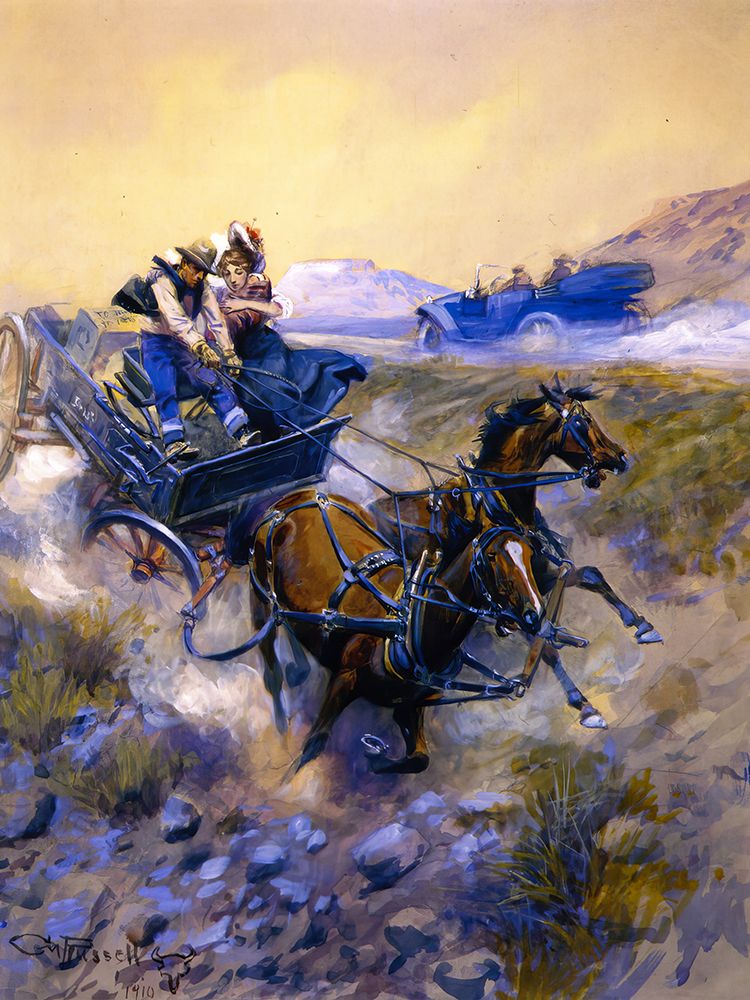 Life Saver 1910 art print by Charles Marion Russell for $57.95 CAD