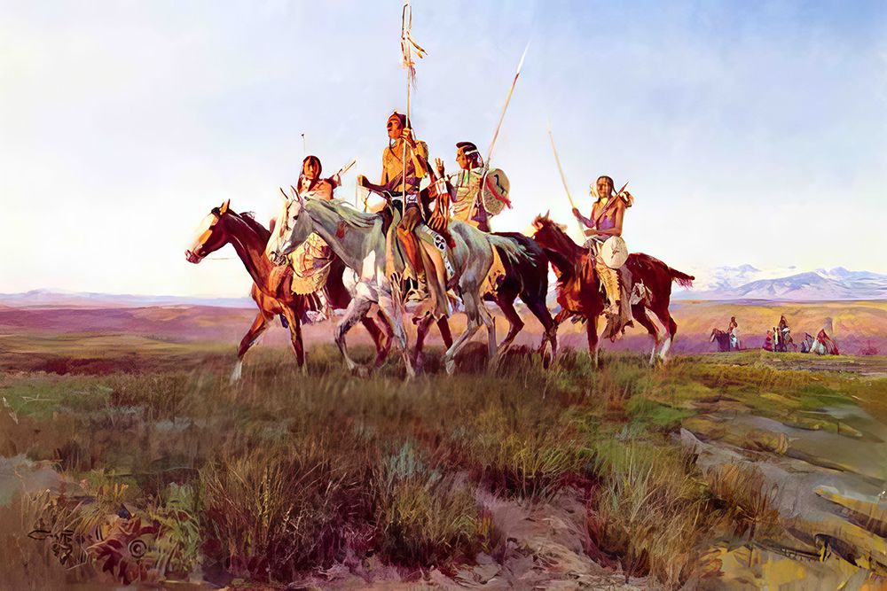 Return of the War Party 1914 art print by Charles Marion Russell for $57.95 CAD
