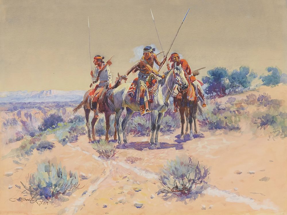 Scouting Party 1919 art print by Charles Marion Russell for $57.95 CAD