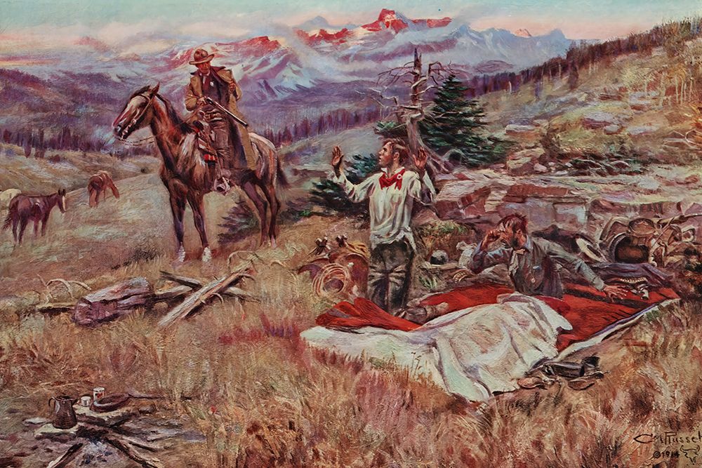 The Call of the Law art print by Charles Marion Russell for $57.95 CAD