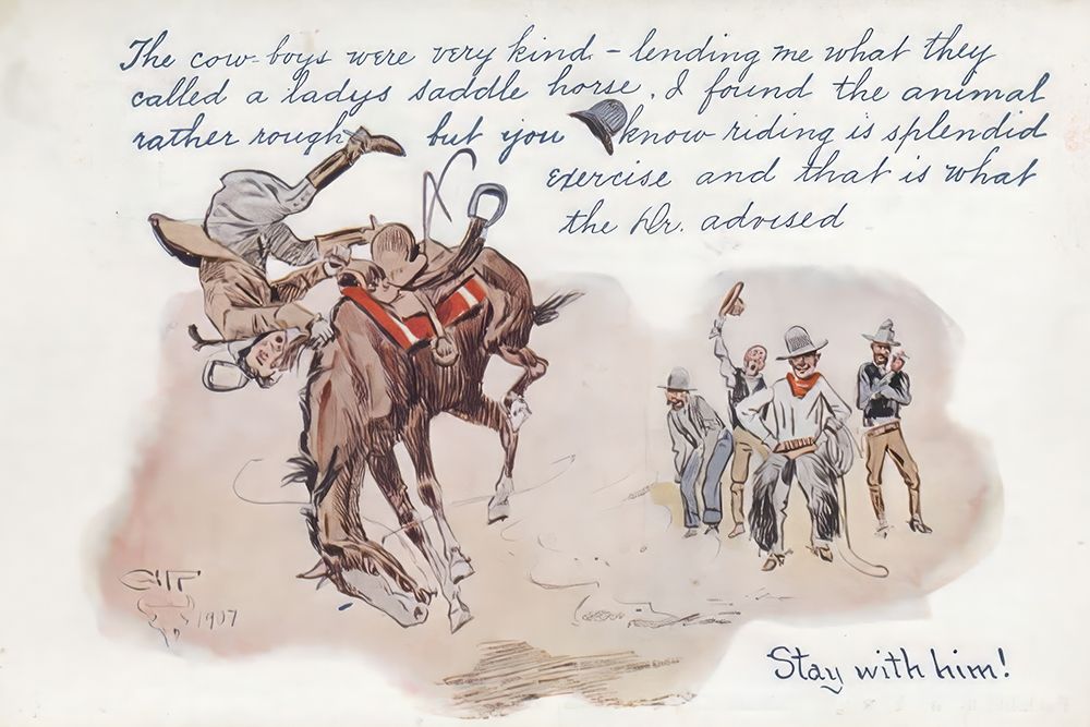 The Cow Boys Were Very Kind art print by Charles Marion Russell for $57.95 CAD