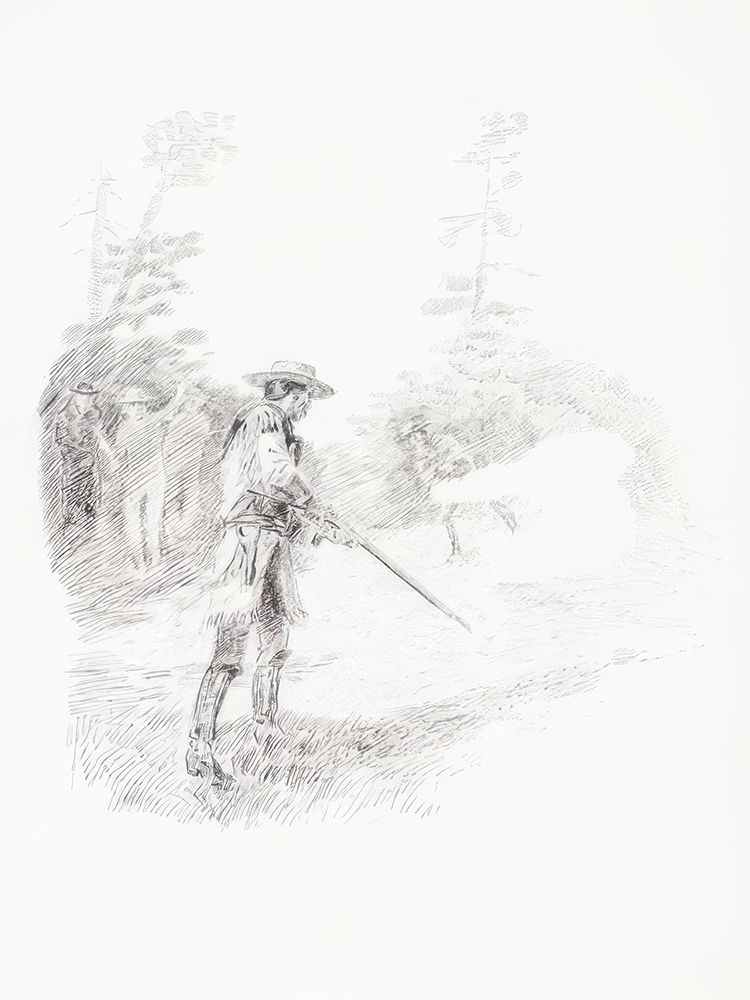The Duel 1913 art print by Charles Marion Russell for $57.95 CAD