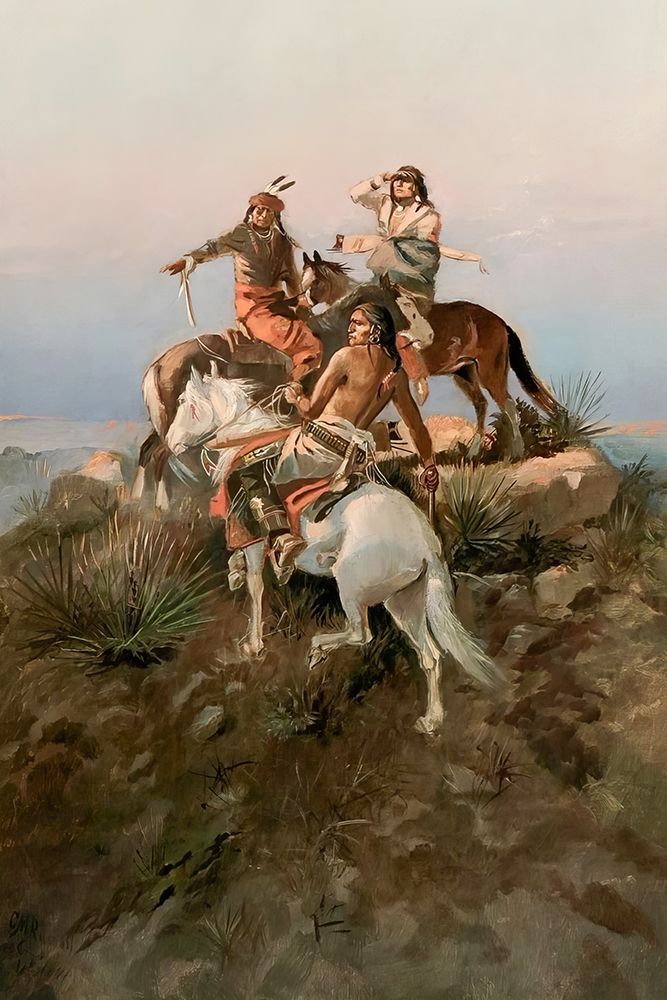 The Scouts art print by Charles Marion Russell for $57.95 CAD