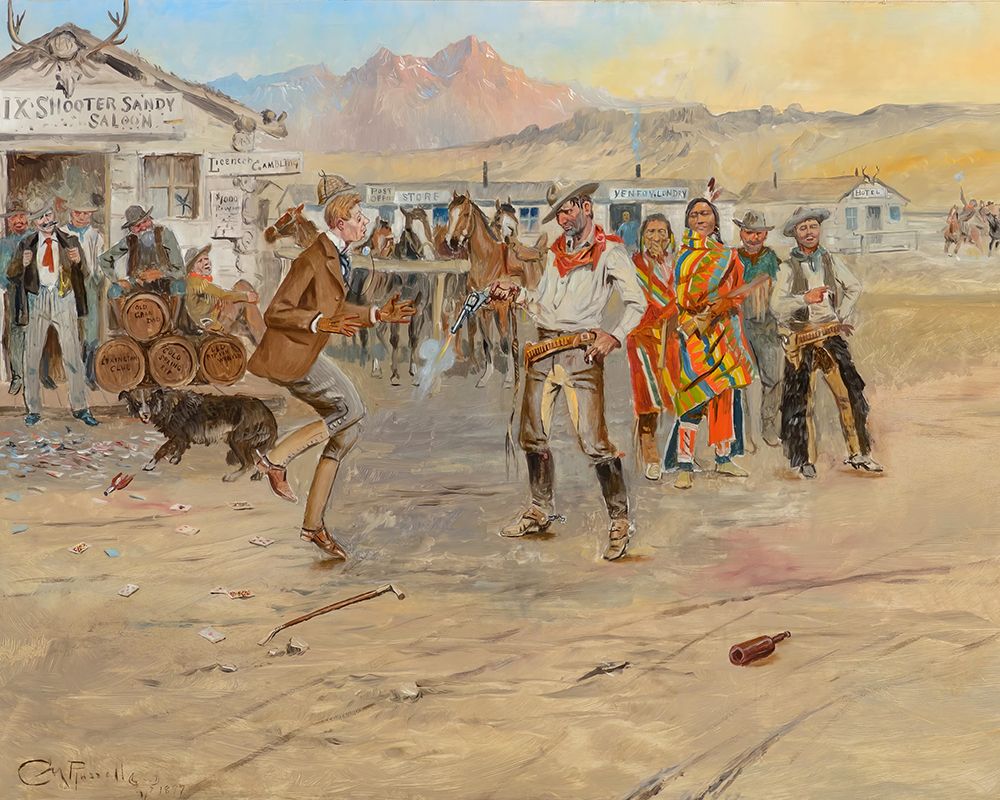 The Tenderfoot 1897 art print by Charles Marion Russell for $57.95 CAD