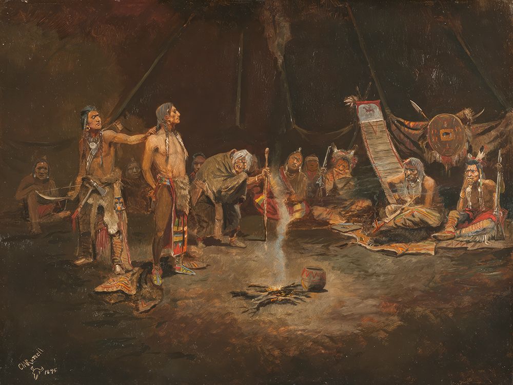 The Defiant Culprit art print by Charles Marion Russell for $57.95 CAD