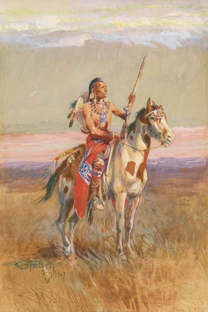 The Scout art print by Charles Marion Russell for $57.95 CAD