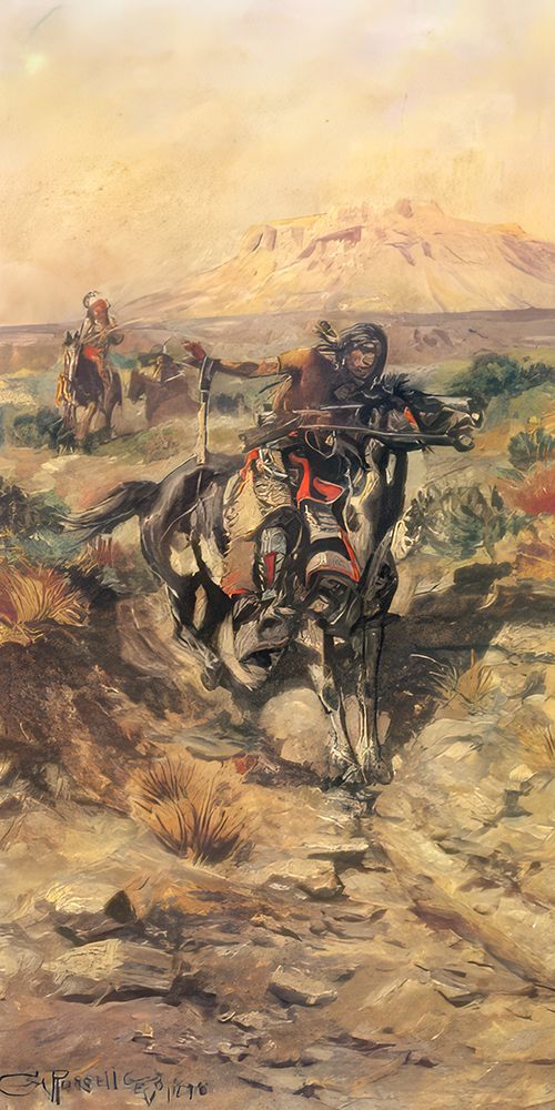 The Scouting Party 1898 art print by Charles Marion Russell for $57.95 CAD