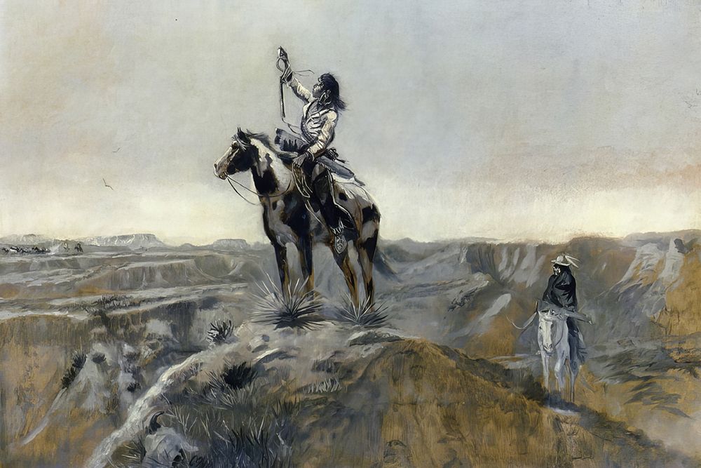 War art print by Charles Marion Russell for $57.95 CAD