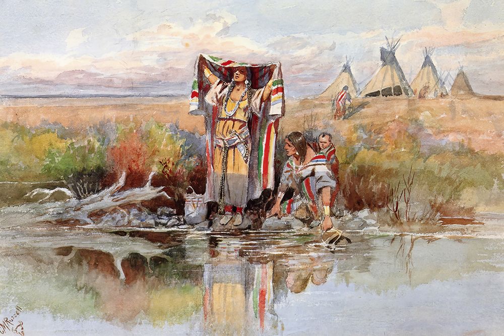 Water Girl 1895 art print by Charles Marion Russell for $57.95 CAD